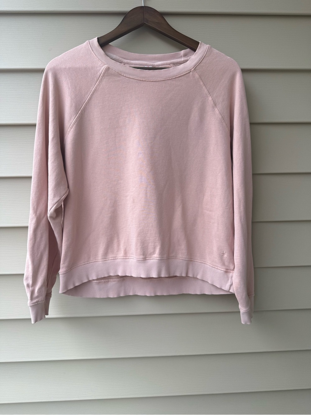 Known Supply Blush Pink Organic Cotton Crewneck Sweatshirt XS